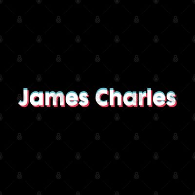 James Charles Tiktoker Throw Pillow Official James Charles Merch