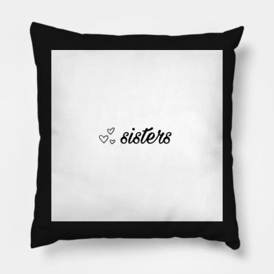 Sisters Sticker Throw Pillow Official James Charles Merch