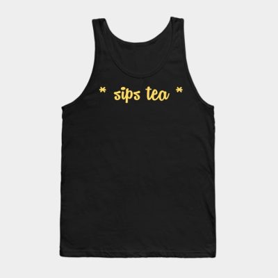 Sips Tea Script Tank Top Official James Charles Merch