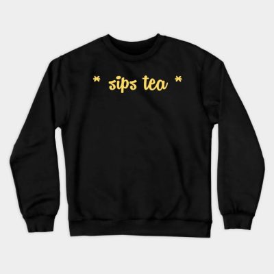 Sips Tea Script Crewneck Sweatshirt Official James Charles Merch