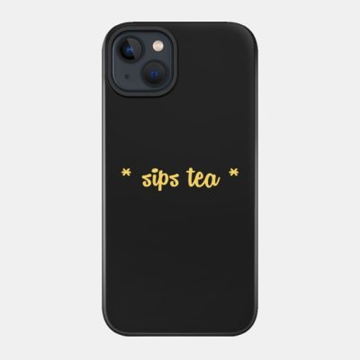 Sips Tea Script Phone Case Official James Charles Merch