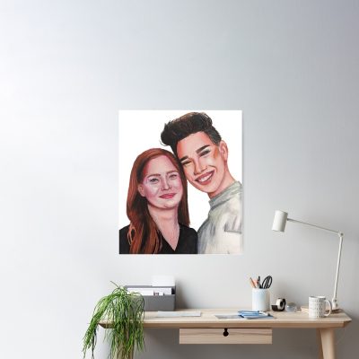 James Charles And Juliet Rose Designs Poster Official James Charles Merch