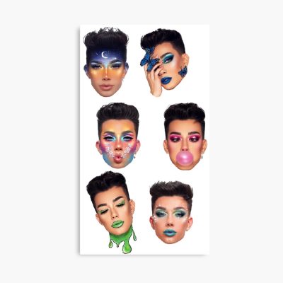 James Makeup Sticker Set Poster Official James Charles Merch