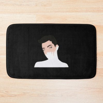 James Charles Dripping Silhouette Bath Mat Official James Charles Merch