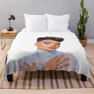 James Charles Throw Blanket Official James Charles Merch