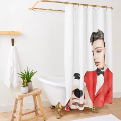 James Charles Shower Curtain Official James Charles Merch