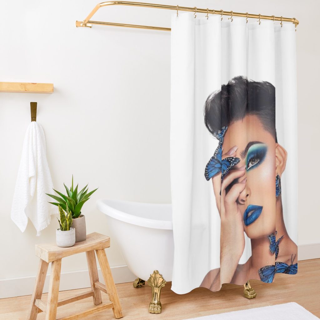 James Charles Shower Curtain Official James Charles Merch