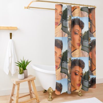 James Charles Shower Curtain Official James Charles Merch