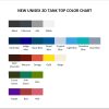 tank top color chart - James Charles Merch